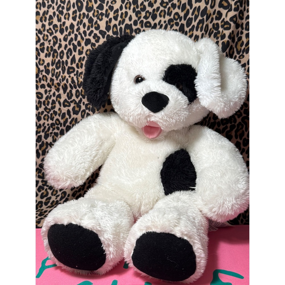 Build-A-Bear Workshop Snoopy Plush Stuffed Animal Peanuts White Black Dog 16"